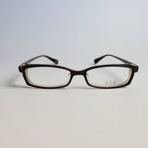 O&X New York OP-72U eyeglasses col. 133 brown rectangular full frame C7